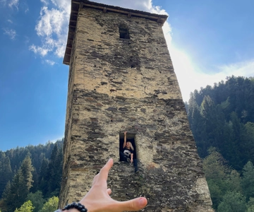 A shared transfer to Ushguli from Mestia