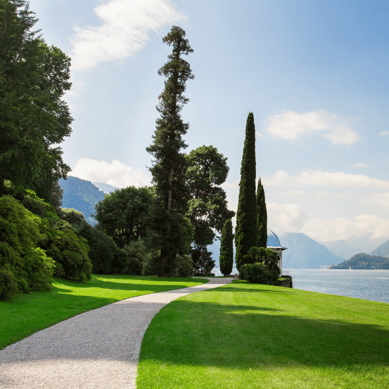 Comer See: Villa Melzi Garten Eintrittskarte mit Fähren
