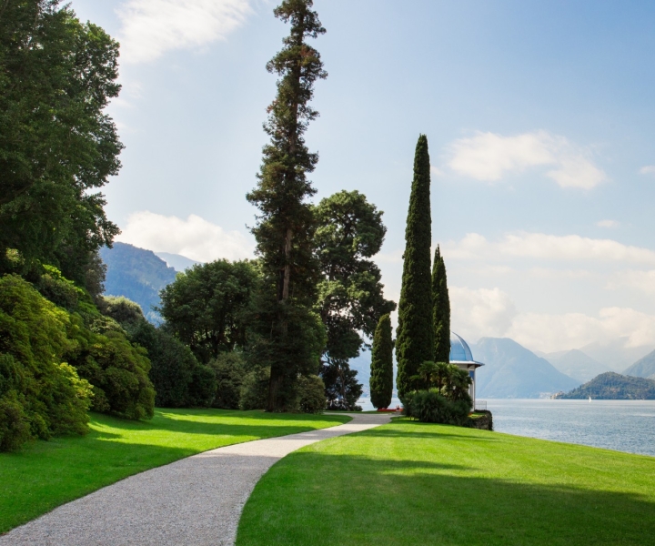 Lago de Como: Entrada al Jardín de Villa Melzi con Ferries