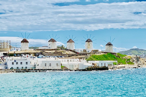 Mykonos: Excursión a medida con coche de lujo