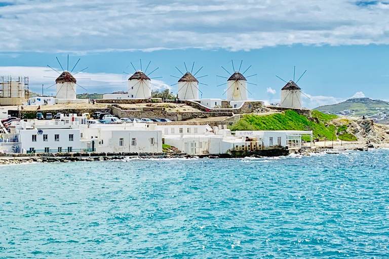 Mykonos: Excursión a medida con coche de lujo