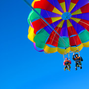 Gold Coast: Surfers Parasailing with Free Photos