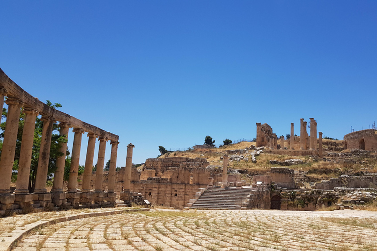 Desde Ammán: tour de día completo - Jerash y el Mar Muerto.visita sólo con transporte