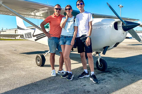 Miami Beach: Tour privato in aereo di South Beach con bevande