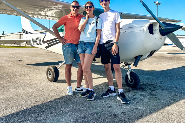 Miami Beach: Tour privato in aereo di South Beach con bevande