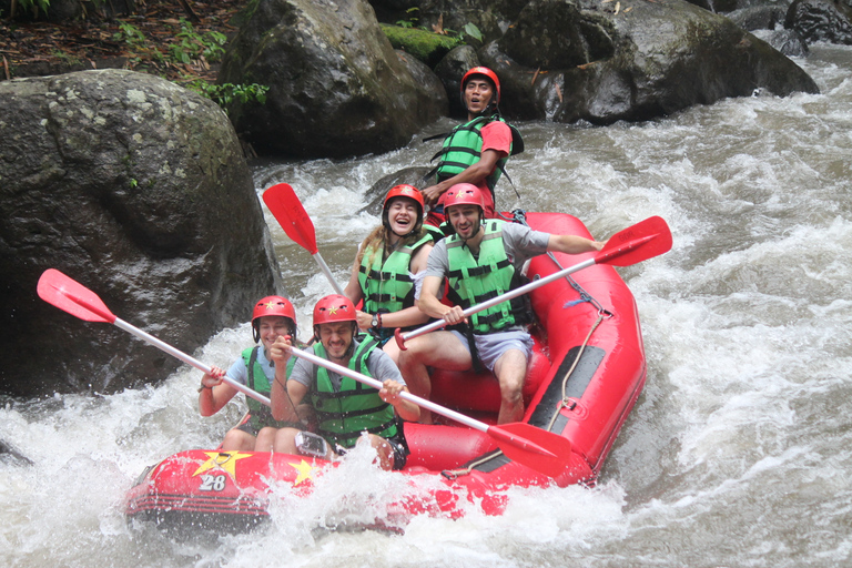 Bali: Ubud Swing e White Water Rafting con trasferimento privato