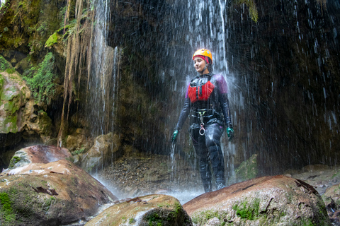 From Santiago,NL: Matacanes Canyon Canyoneering Tour & Lunch