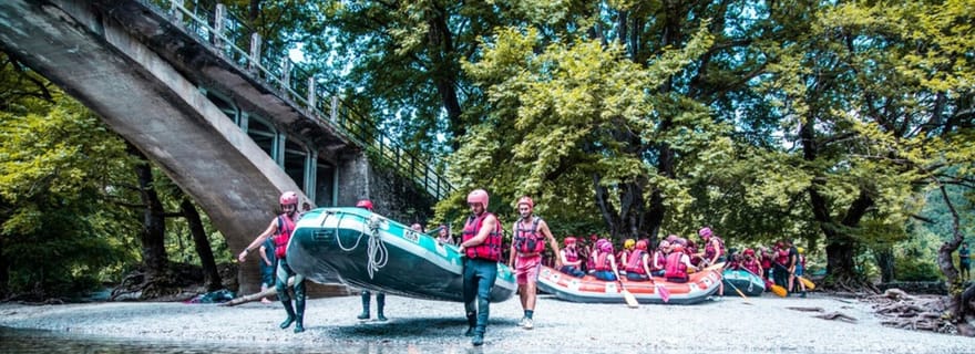 Depuis Kleidonia : aventure en rafting sur la rivière Voidomatis