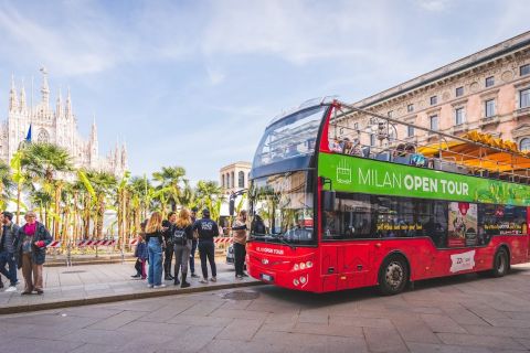 Milan: Hop-On Hop-Off Sightseeing Bus Ticket for 1 or 2 Days