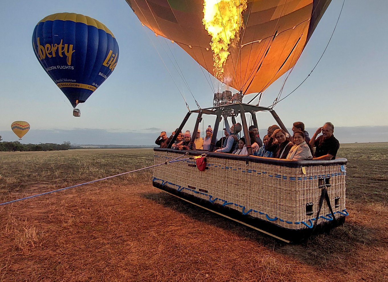 Perth til Northam: Ballonflyvning inklusive shuttlebus