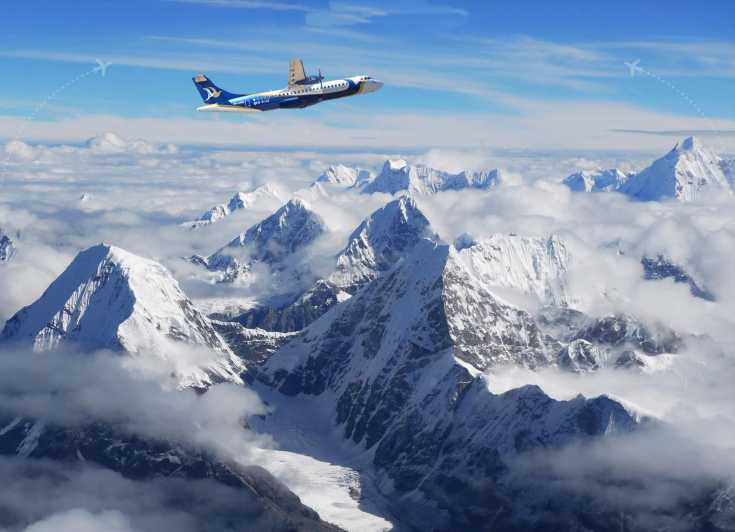 Kathmandu: tour panoramico dell'Everest in aereo con trasferimenti