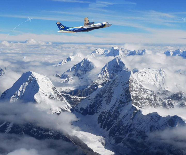 Kathmandu: Mount Everest Scenic Tour by Plane with Transfers