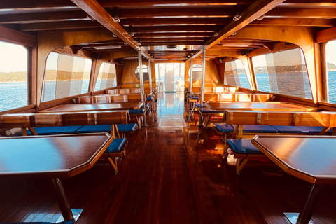 From Pula: Day Cruise to Rovinj, Lim Fjord, and Red Island