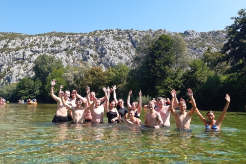Von Split aus: Wildwasser-Rafting auf dem Fluss CetinaMit Transfer von Split