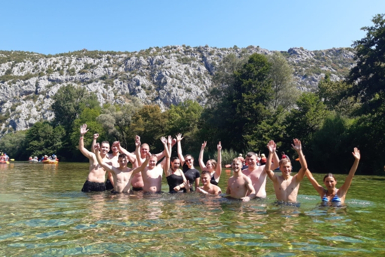 Desde Split: experiencia de rafting en aguas bravas del río CetinaCon Transferencia desde Split