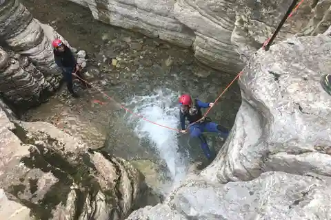 Megalo Papingo: Canyoning with Rappel Section B