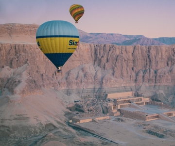 Luxor: Morgens Heißluftballonfahrt