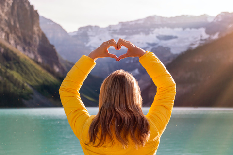 De Banff : Lever de soleil au lac Moraine et au lac Louise