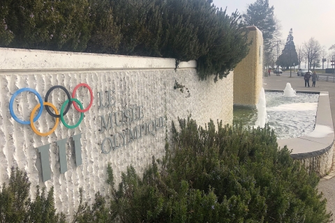 Visita al museo olímpico y a la fuente de Evian desde Ginebra