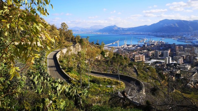Visit Palermo Panoramic Mount Pellegrino Tour in CruiserCar in Porticello