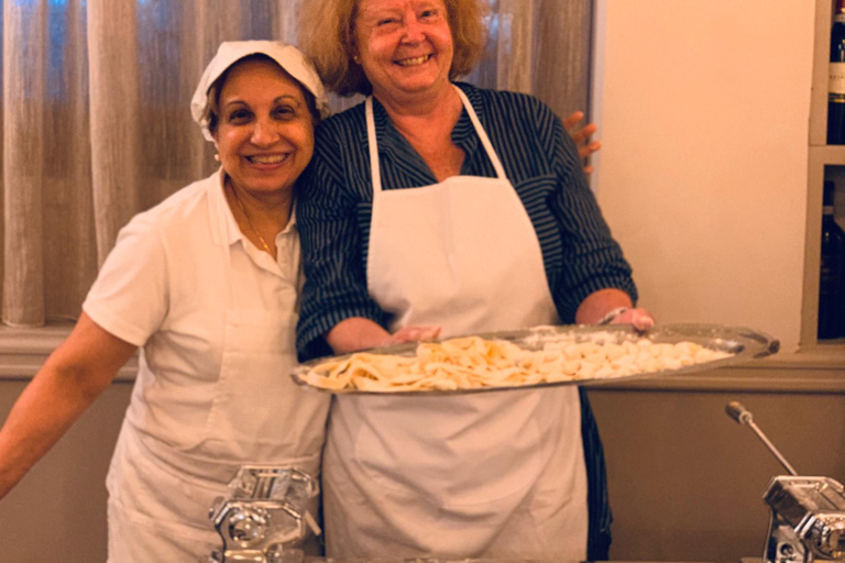 Rome: Fresh Pasta and Tiramisu Making Class with Fine Wine 7:00 PM Class