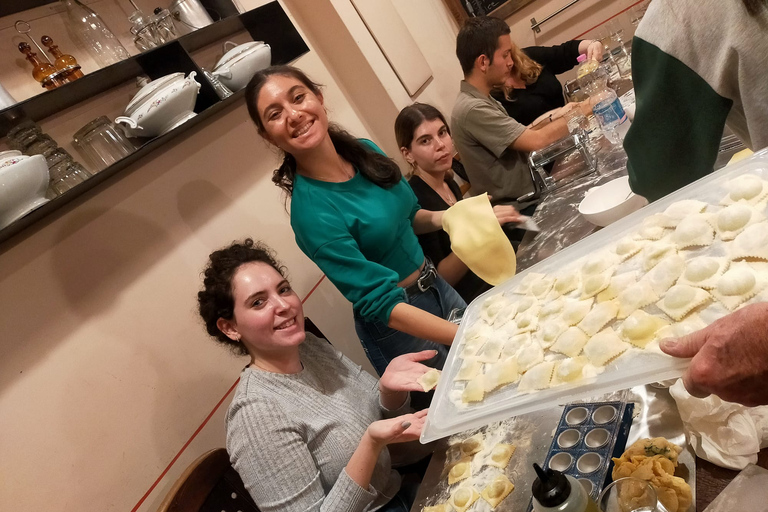 Rome: Fresh Pasta and Tiramisu Making Class with Fine Wine 7:00 PM Class