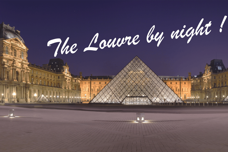 Privérondleiding, het Louvre bij nacht!Privérondleiding Louvre Museum