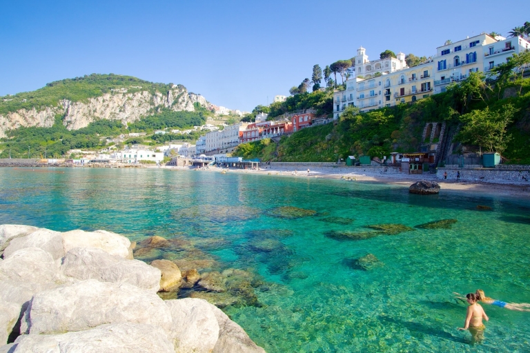 Vanuit Napels: Capri-boottocht met vrije tijd om te wandelen