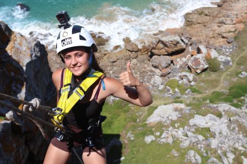Extreme Abseil, Hike and Nelson's Cave Tour at Robberg