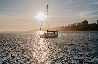 Porto: Gemeinsame Douro-Fluss-Sonnenuntergangs-Kreuzfahrt mit Begrüßungsgetränk