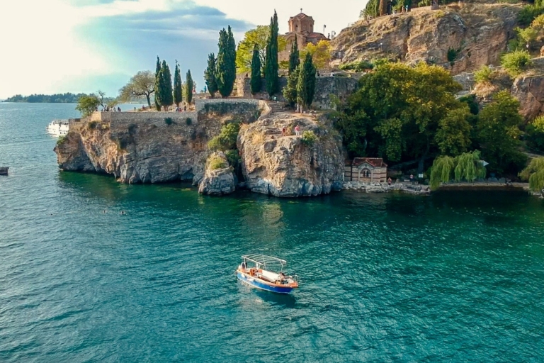 Ohrid Casco Antiguo Panorámico 30 min Crucero en Barco
