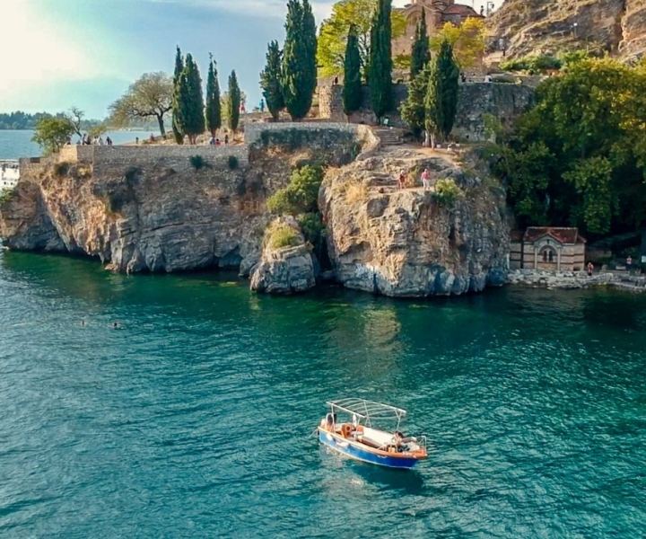 Ohrid: Panorama-Bootstour durch die Altstadt
