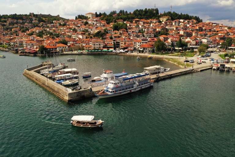 Ohrid Altstadt Panorama 30 min Bootsfahrt