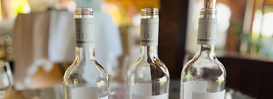 Bora Bora : accord vin et rhum de Tahiti