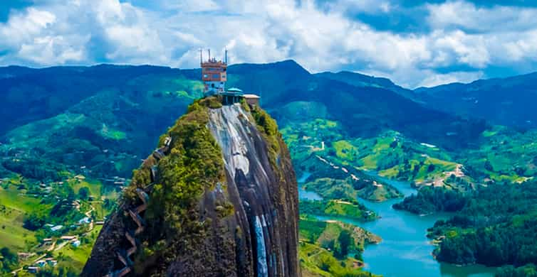 Private tour to Guatapé and Helicopter ride+Rock+Boat | GetYourGuide