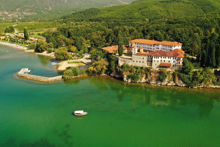 Ohrid: Ostküste und St. Naum-Kloster Ganztägige Bootstour