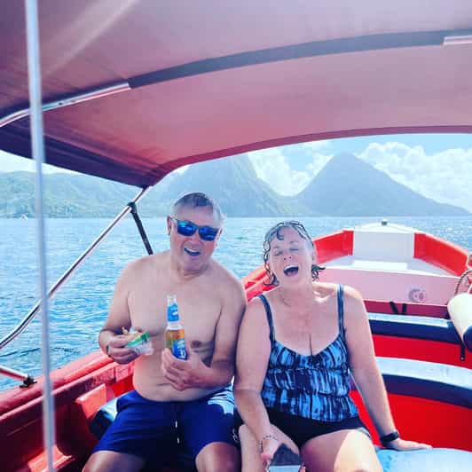 St Lucia Soufriere Private Boat Tour with Drinks & Snorkel GetYourGuide