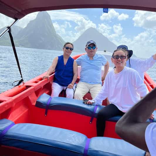St Lucia Soufriere Private Boat Tour with Drinks & Snorkel GetYourGuide