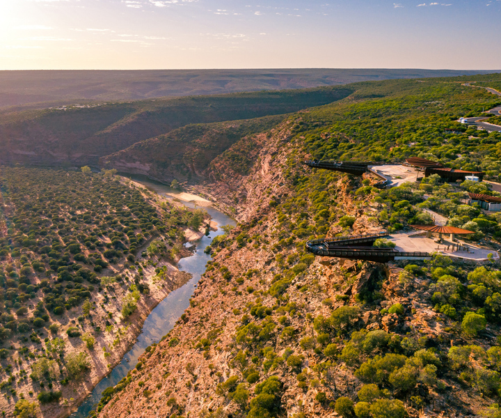 Geraldton: Pink Lake, Kalbarri & Murchison River Flight