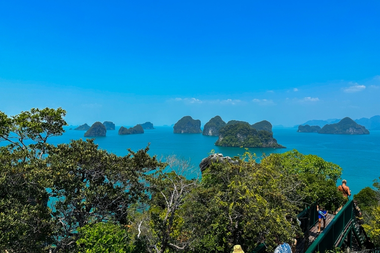 Krabi: jednodniowa wycieczka łodzią motorową na wyspę Hong z tajskimi lunchami