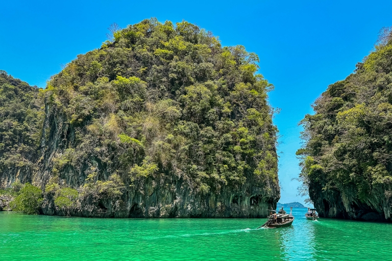Krabi: Excursión de un día a la isla de Hong en lancha rápida con almuerzo tailandés