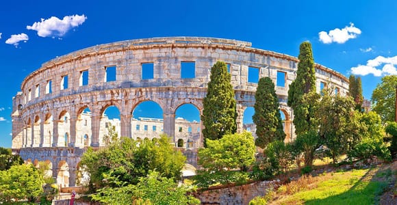 Geheimnisse von Pula: Privater Rundgang mit Eintrittskarte für die Arena