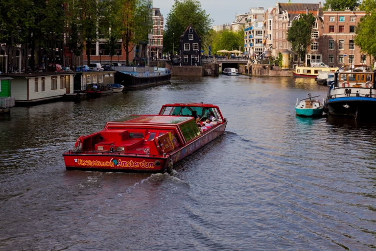 Amsterdam: hop on, hop off-bustour met bootoptieBusticket voor 24 uur