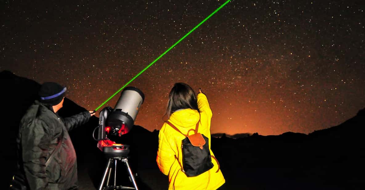 Afbeelding 2 van Tenerife: Parque Nacional del Teide bij zonsondergang en sterren, met diner