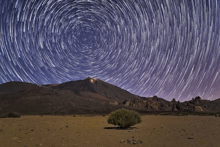 Ténérife : observation des étoiles au parc national du TeideCoucher de soleil avec cava sans prise en charge