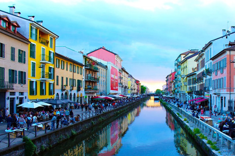 Milano: Båtkryssning i Navigli-kanalen