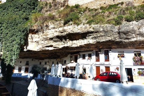 Depuis Marbella : Visite privée Ronda & Setenil de las bodegasDepuis Marbella : Tour privé Ronda & Setenil de las bodegas
