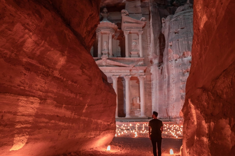 3-dniowa wycieczka z Ammanu: Jerash, Petra, Wadi Rum i Morze MartweNamiot Delxue