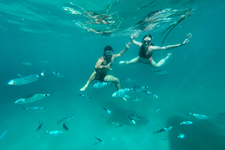 Cagliari: Bootstour mit 4 Badestopps, Schnorcheln und Prosecco