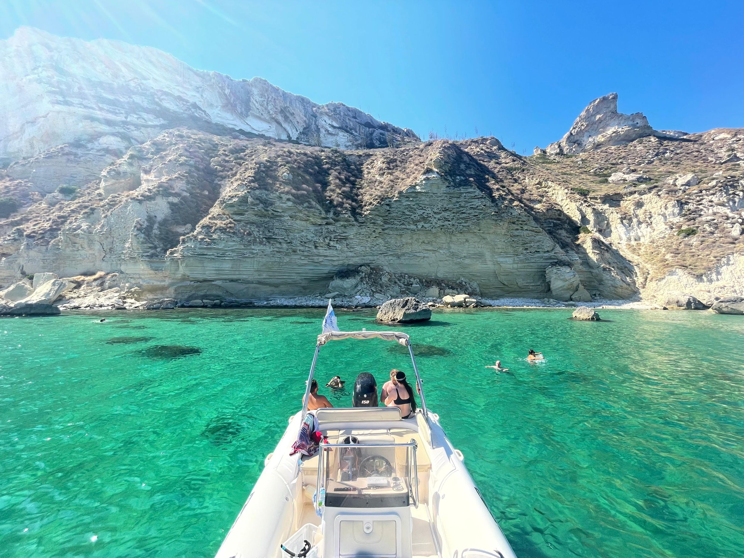 Cagliari: Bootstour mit 4 Badestopps, Schnorcheln und Prosecco